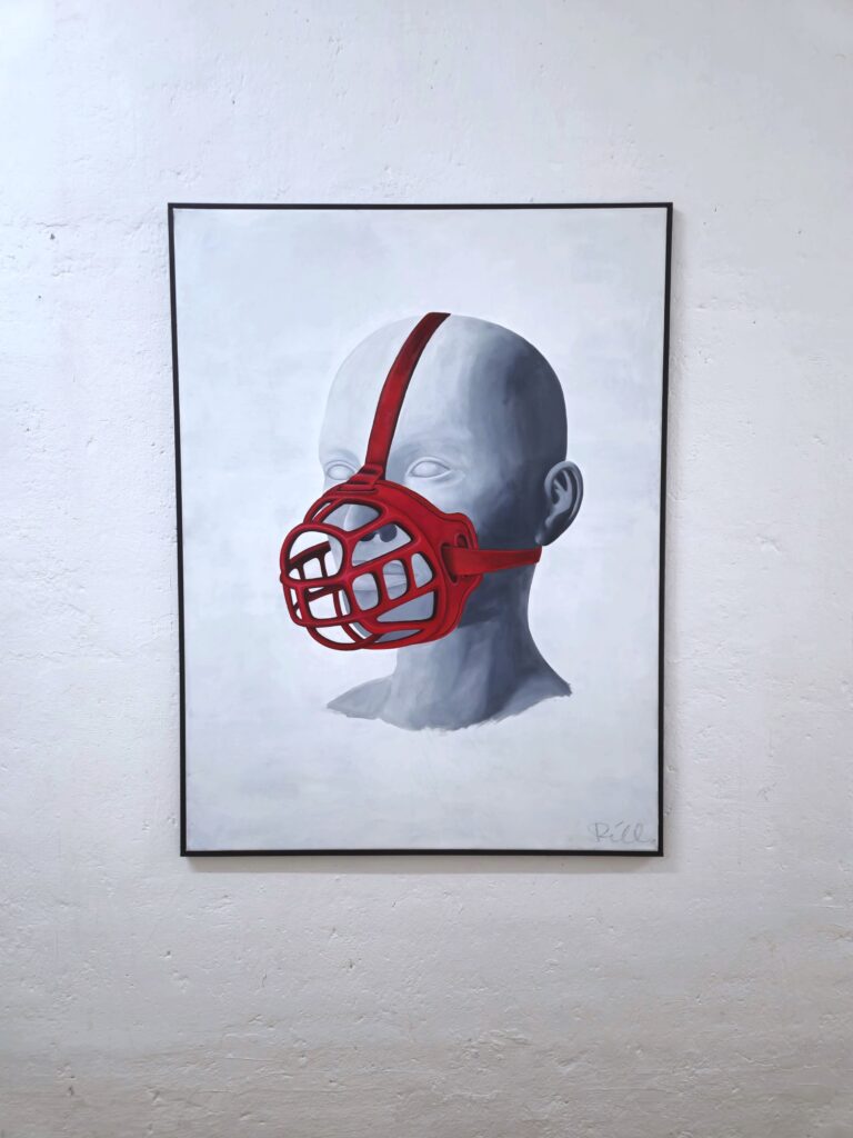 No Option 120 x 90 cm Öl+ Acryl auf Leinwand 2025